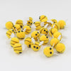 Cute Little Bee Fluffy Pom Poms