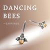 Lovely Orange Bee Drop Earrings