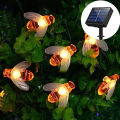 Solar Powered Cute Bee LED Outdoor Lights
