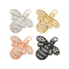 Exquisite Crystal Bee Pendant