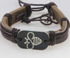 Lovely Bee Leather Bracelet