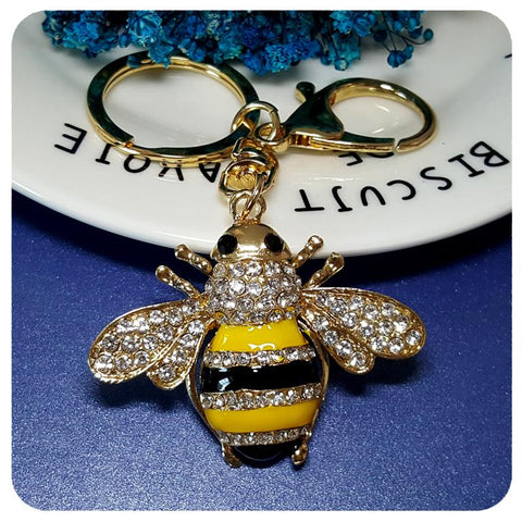 Crystal Bee Key Chain